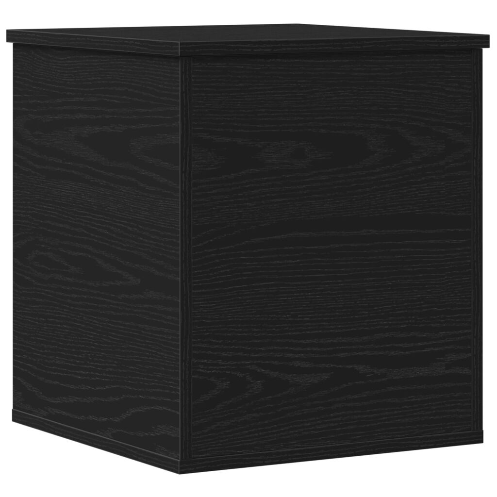 vidaXL Κουτί Αποθήκευσης Μαύρη Δρυς 40x42x46 εκ. Φτιαγμένο από Ξύλο