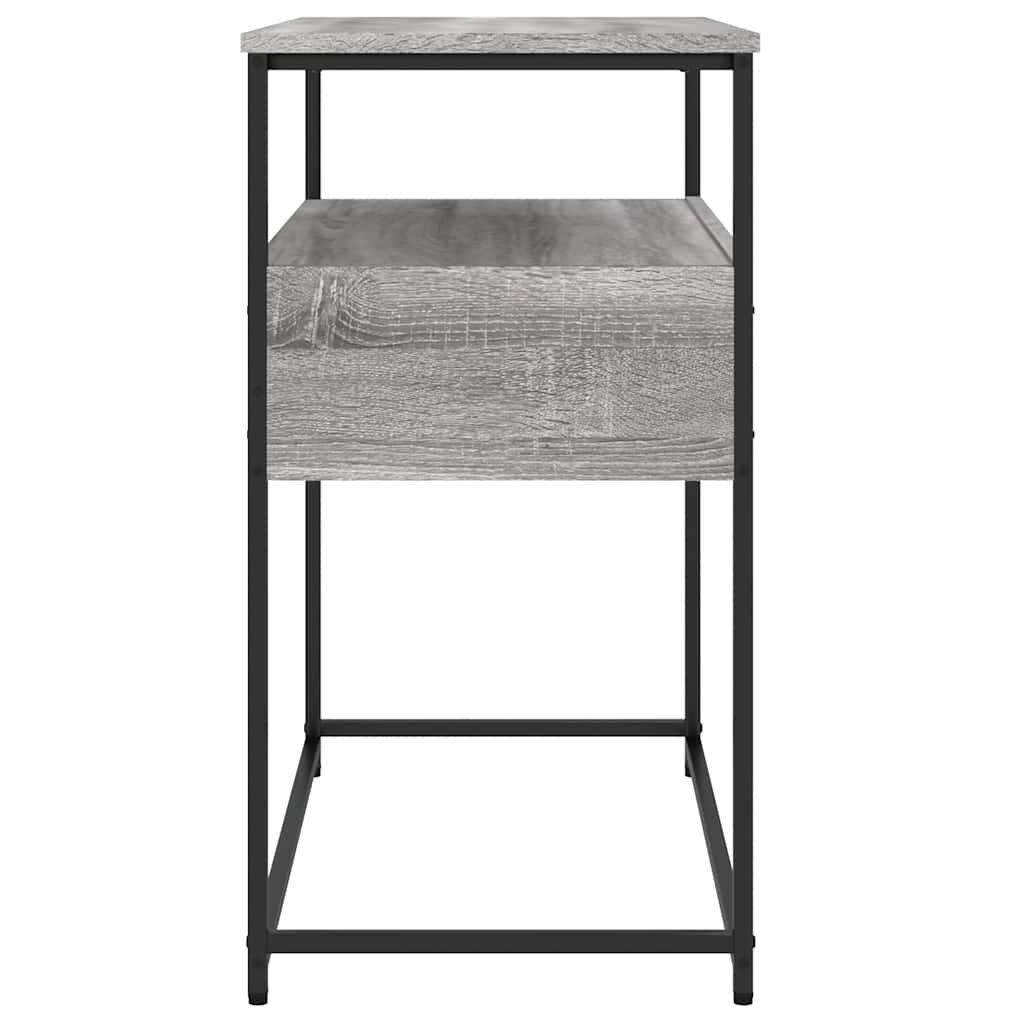 vidaXL Τραπέζι Κονσόλα Γκρι Sonoma 75x40x75 εκ. Επεξεργασμένο Ξύλο