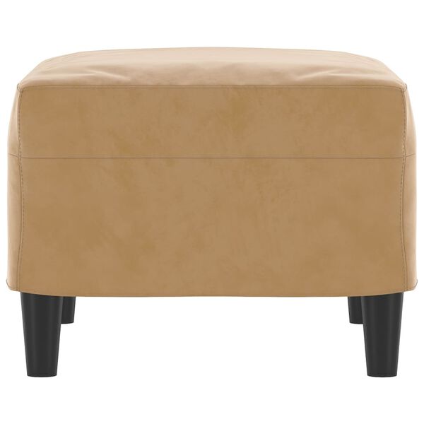 vidaXL Υποπόδιο Καφέ 60x50x41 εκ. Βελούδινο