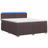 vidaXL &Kappa;&rho;&epsilon;&beta;ά&tau;&iota; Box Spring &mu;&epsilon; &Sigma;&tau;&rho;ώ&mu;&alpha; &kappa;&alpha;&iota; LED &Sigma;&kappa;&omicron;ύ&rho;&omicron; &Kappa;&alpha;&phi;έ 180 x 200 cm