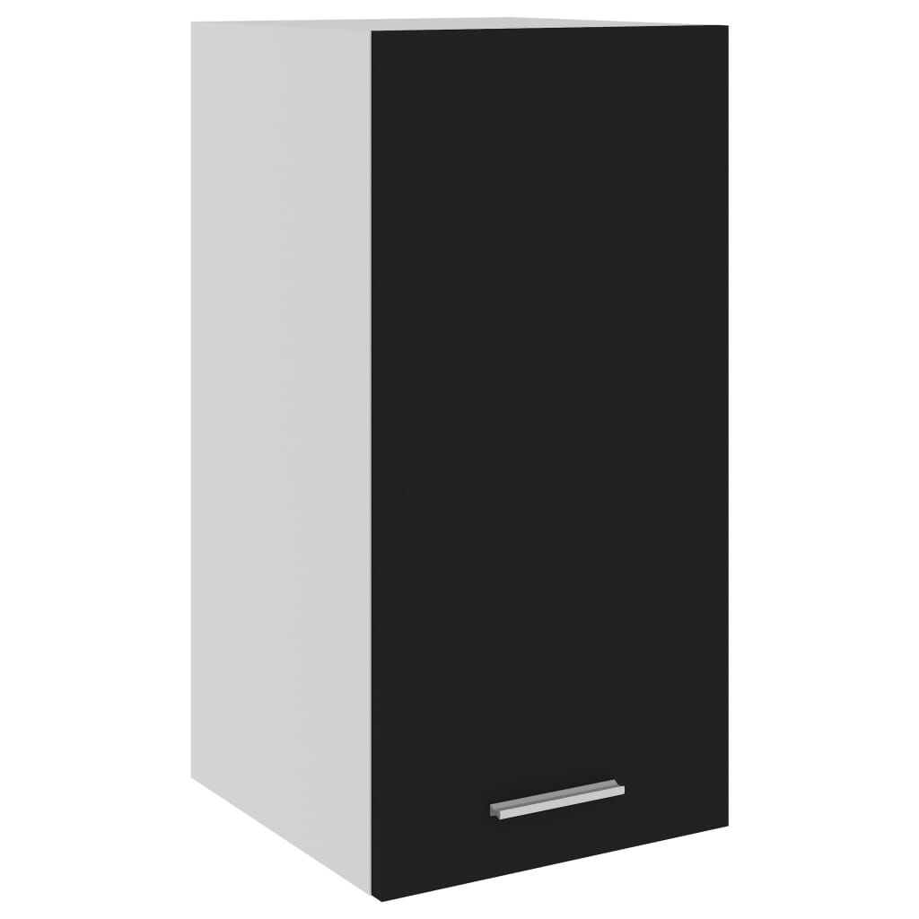 vidaXL Ντουλάπι Κρεμαστό Lyon Μαύρο 29,5 x 31 x 60 εκ. από Επεξ. Ξύλο