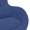 vidaXL Κάθισμα-αυγό Μπλε Αστυνομίας 63 x 73 x 90 εκ Βελούδο