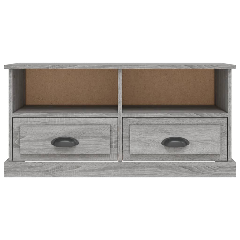 vidaXL Έπιπλο Τηλεόρασης Γκρι Sonoma93x35,5x45 εκ. από Επεξεργ. Ξύλο