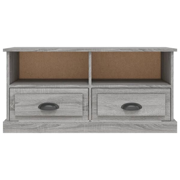 vidaXL Έπιπλο Τηλεόρασης Γκρι Sonoma93x35,5x45 εκ. από Επεξεργ. Ξύλο