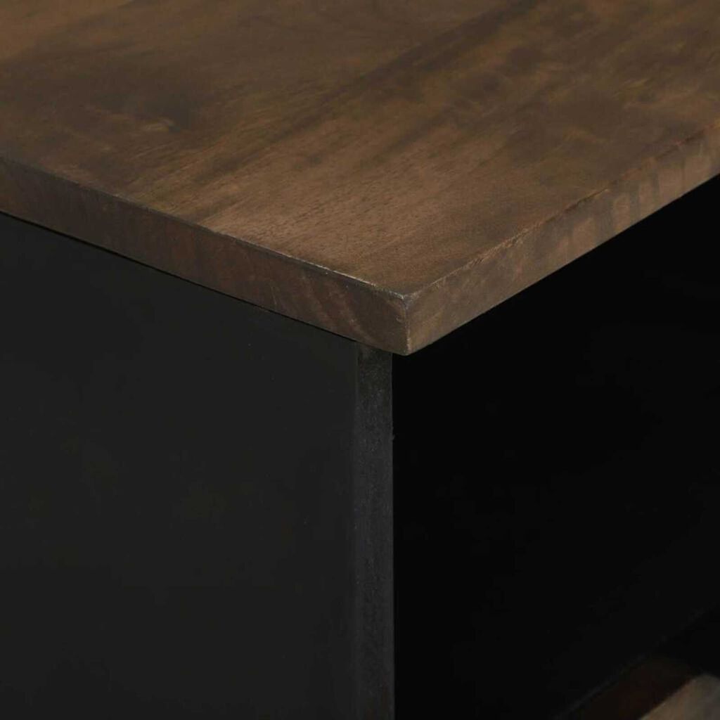 vidaXL Έπιπλο Τηλεόρασης Καφέ 70 x 33 x 46 εκ Μασίφ ξύλο μάνγκο