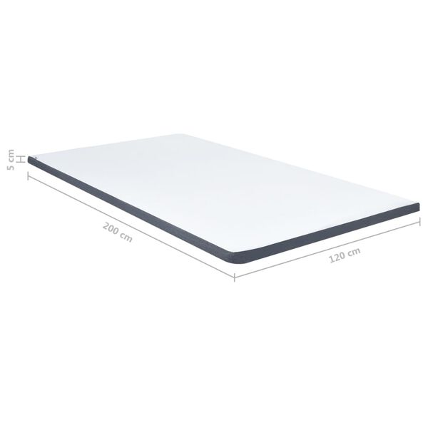 vidaXL Ανώστρωμα για Κρεβάτι Boxspring 200 x 120 x 5 εκ.