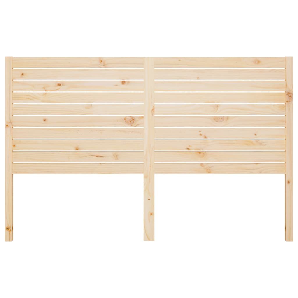 vidaXL Κεφαλάρι Κρεβατιού 141 x 4 x 100 εκ. από Μασίφ Ξύλο Πεύκου