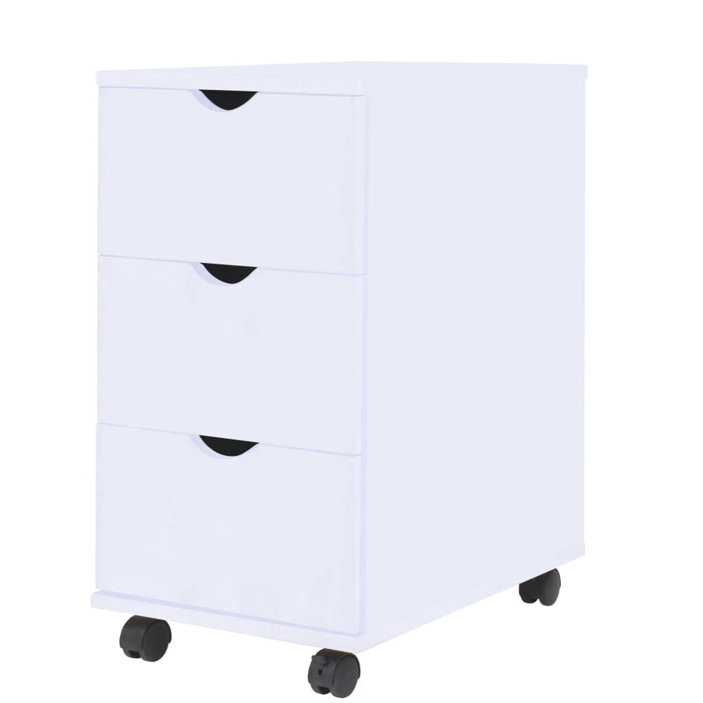 vidaXL Συρταριέρα Λευκή 33 x 45 x 60 εκ.