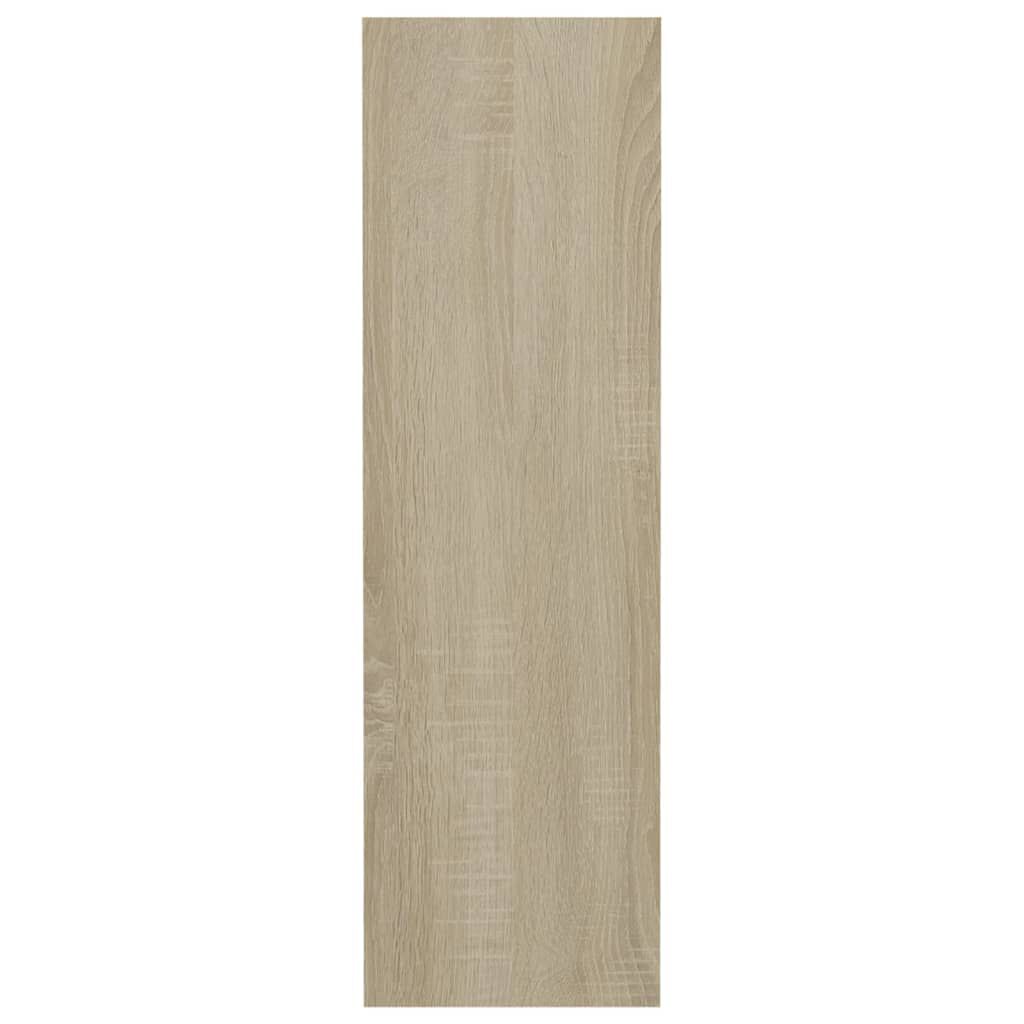 vidaXL Παπουτσοθήκη Τοίχου Sonoma Δρυς 80x18x60 εκ. Επεξ. Ξύλο