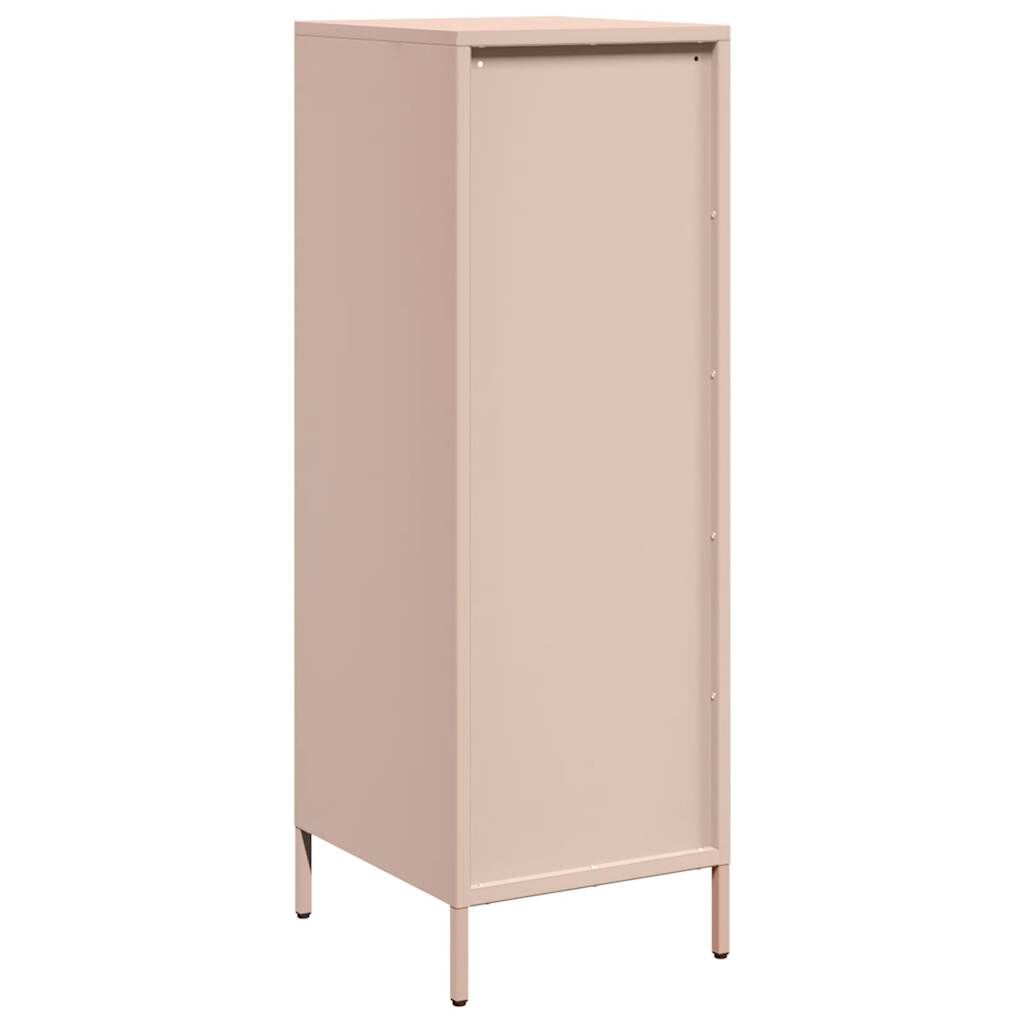vidaXL Ντουλάπι Ροζ 39x35x103,5 εκ. από Ατσάλι
