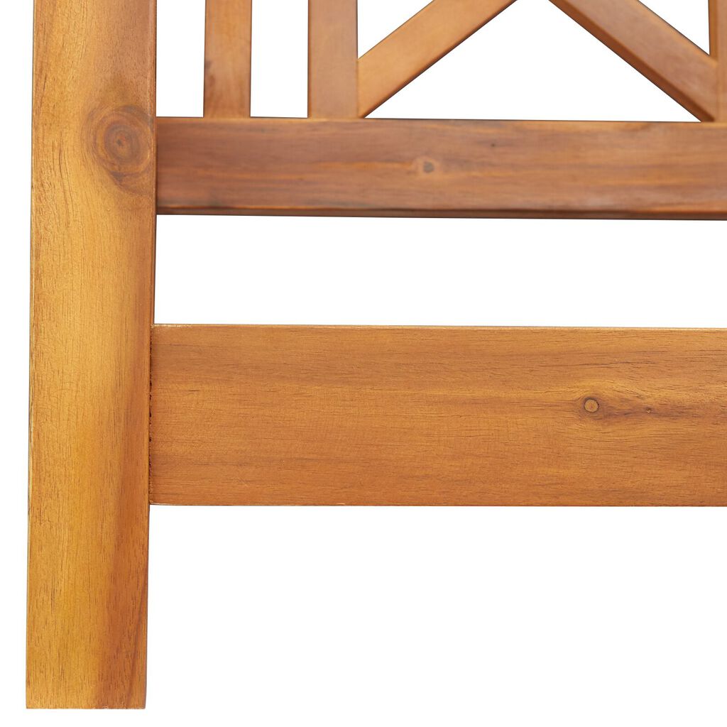 vidaXL 2Θέσιος Πάγκος Swing Κήπου 110x56x58 εκ Μασίφ Ξύλο Ακακίας