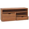 vidaXL Έπιπλο Τηλεόρασης 90 x 30 x 40 εκ. από Μασίφ Ξύλο Teak