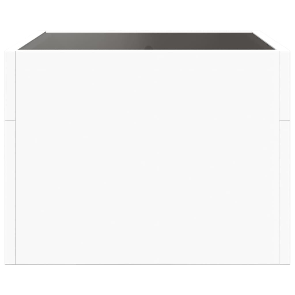 vidaXL Τραπεζάκι Σαλονιού Άπειρο Φως LED Λευκό 40x40x30 εκ.