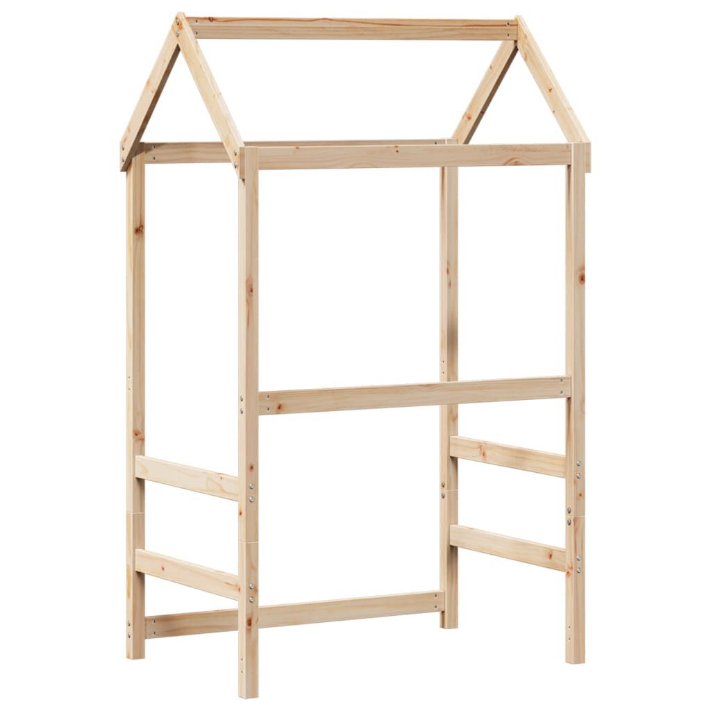 vidaXL Οροφή Κρεβατιού Παιδική 98x70x176,5 εκ. Μασίφ Ξύλο Πεύκου