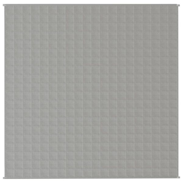 vidaXL Κουβέρτα Βαρύτητας Γκρι 200 x 200 εκ. 13 κ. Υφασμάτινη