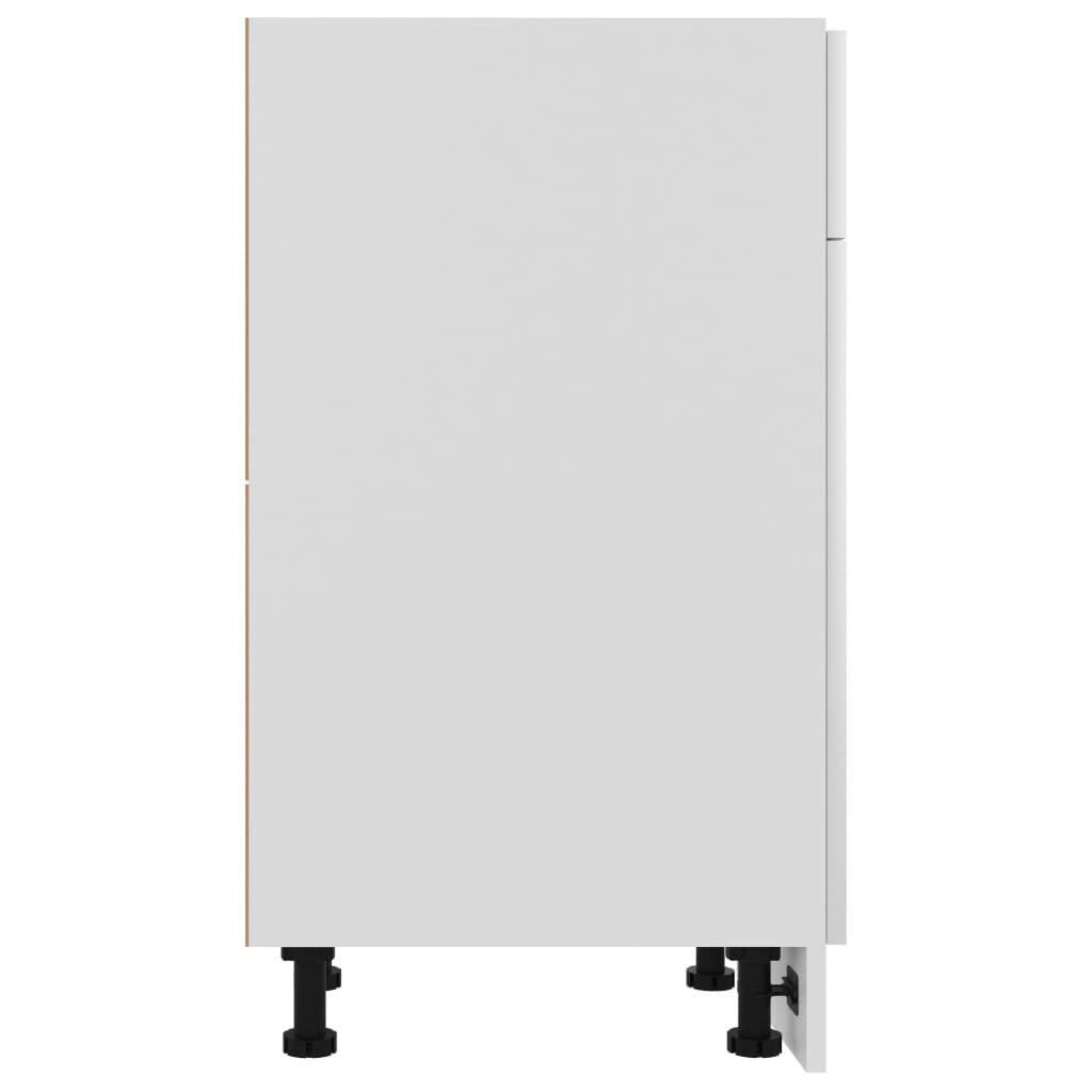 vidaXL Ντουλάπι με Συρτάρι Lyon Γυαλιστερό Λευκό 40x46x81,5εκ.