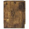 vidaXL Κομοδίνα 2 τεμ. Καπνιστή Δρυς 40 x 40 x 50 εκ. Επεξεργ. Ξύλο