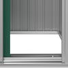 vidaXL Αποθήκη Κήπου Πράσινη 126x97,5x177 εκ. Γαλβανισμένο Ατσάλι