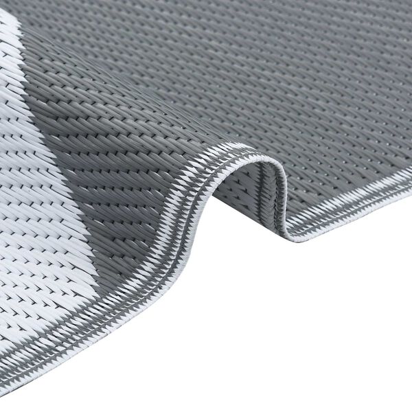 vidaXL Εξωτερικό Χαλί 'ARAKIL' Γκρι 300x400 cm PP