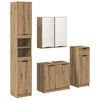 vidaXL &Sigma;&epsilon;&tau; &Epsilon;&pi;ί&pi;&lambda;&omega;&nu; &Mu;&pi;ά&nu;&iota;&omicron;&upsilon; 4 &tau;&mu;&chi;. Artisan Oak 64,5 x 33,5 x 59 &epsilon;&kappa;.