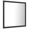 vidaXL Καθρέφτης Μπάνιου με LED Γκρι 40 x 8,5 x 37 εκ. από Ακρυλικός