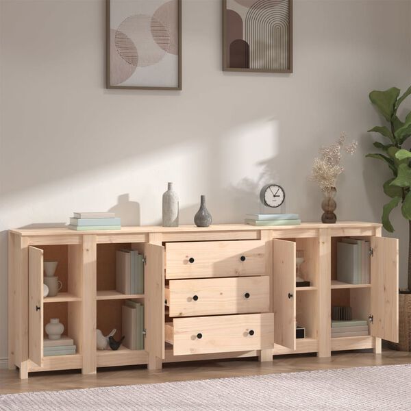 vidaXL Συρταριέρα 230x35x80 εκ. από Μασίφ Ξύλο Πεύκου