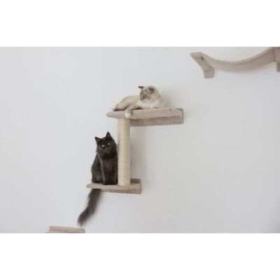 Kerbl Τοίχος Αναρρίχησης για Γάτες Zugspitze Μπεζ Ξύλινος