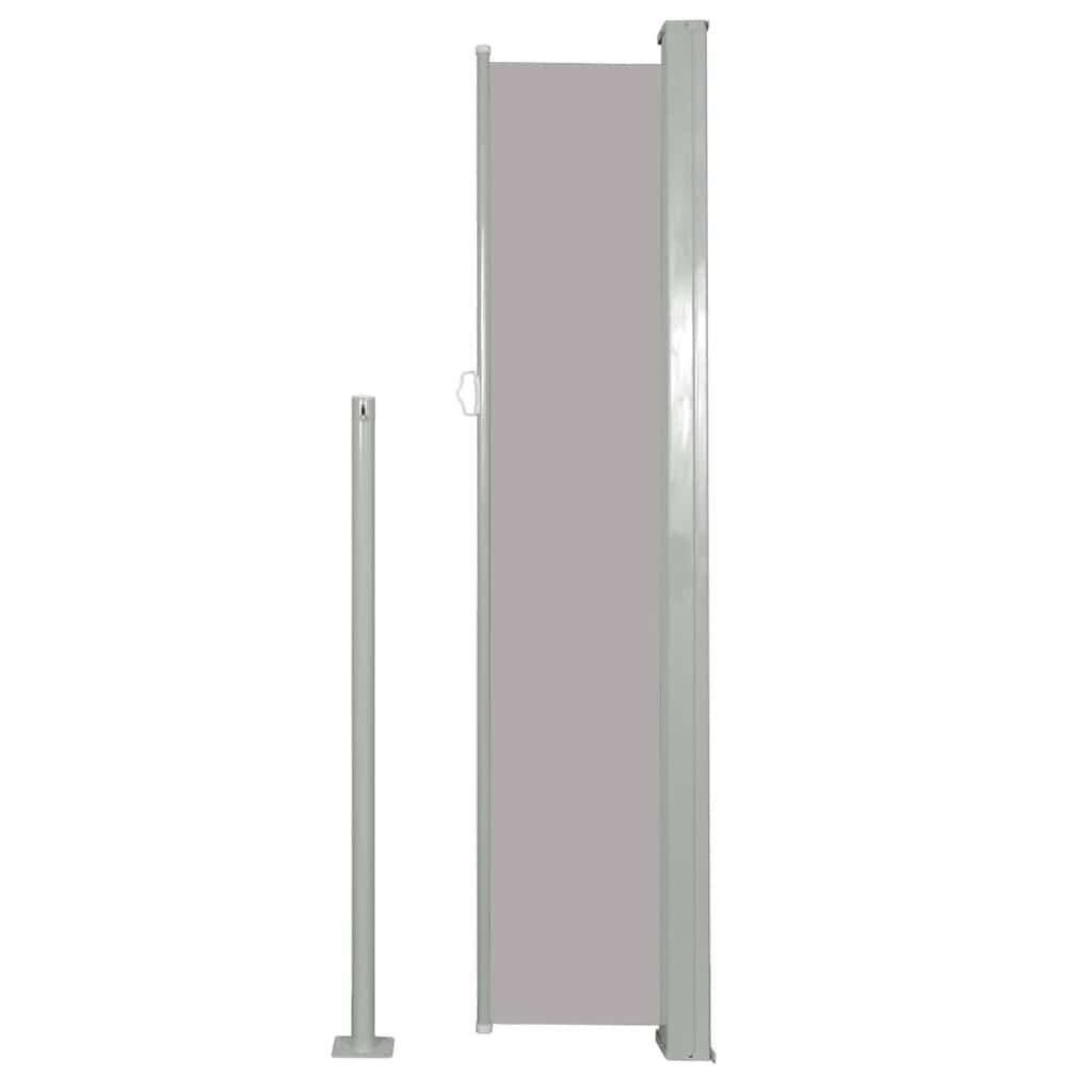vidaXL Σκίαστρο Πλαϊνό Συρόμενο Γκρι 160 x 500 εκ.