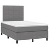 vidaXL &Kappa;&rho;&epsilon;&beta;ά&tau;&iota; Boxspring &mu;&epsilon; &Sigma;&tau;&rho;ώ&mu;&alpha; & LED &Sigma;&kappa;.&Gamma;&kappa;&rho;&iota; 120x200 &epsilon;&kappa; &Upsilon;&phi;&alpha;&sigma;&mu;ά&tau;&iota;&nu;&omicron;