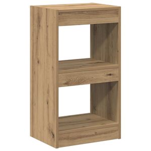 vidaXL &Nu;&tau;&omicron;&upsilon;&lambda;ά&pi;&iota; &beta;&iota;&beta;&lambda;ί&omega;&nu;/&delta;&iota;&alpha;&chi;&omega;&rho;&iota;&sigma;&tau;&iota;&kappa;ό &delta;&omega;&mu;&alpha;&tau;ί&omicron;&upsilon; Artisan Oak 40x30x72 cm