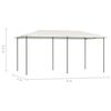 vidaXL Κιόσκι Κρεμ 2,98 x 5,3 x 2,59 μ. 160 γρ./μ²