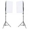 vidaXL Κιτ Φωτογραφικού Στούντιο με Σετ Φώτα & Φόντο