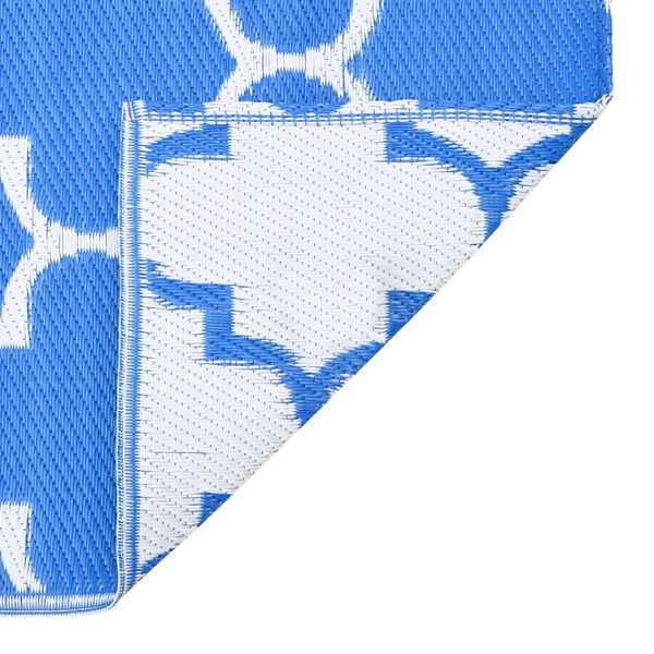 vidaXL Χαλί εξωτερικού χώρου ARAKIL μπλε 120x180 cm PP