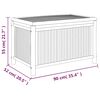 vidaXL Κουτί Αποθήκευσης Κήπου 90 x 52 x 55 εκ. από Μπαμπού