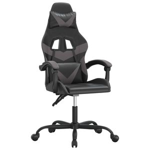 vidaXL &Kappa;&alpha;&rho;έ&kappa;&lambda;&alpha; Gaming &Mu;&alpha;ύ&rho;&omicron;/&Gamma;&kappa;&rho;&iota; &alpha;&pi;ό &Sigma;&upsilon;&nu;&theta;&epsilon;&tau;&iota;&kappa;ό &Delta;έ&rho;&mu;&alpha;