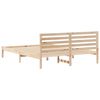 vidaXL Σκελετός Κρεβατιού Καφέ 160 x 220 cm Μασίφ ξύλο πεύκου