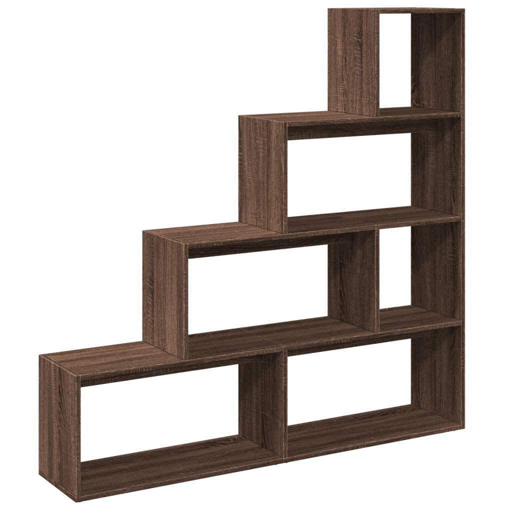 vidaXL Βιβλιοθήκη/Διαχωριστικό Χώρου 4 Επ. 143,5x29x143,5 εκ. Επ. Ξύλο