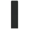 vidaXL Ντουλάπα με Πόρτες Μαύρο 68x37x142 εκ. Επεξεργασμένο Ξύλο