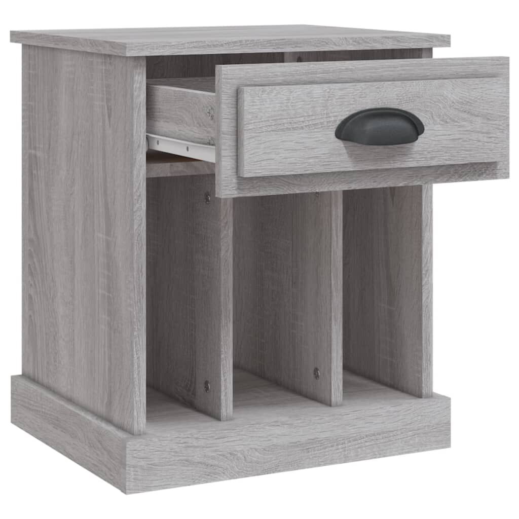 vidaXL Κομοδίνο Γκρι Sonoma 43x36x50 εκ.