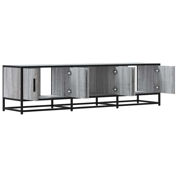 vidaXL Έπιπλο Τηλεόρασης Γκρι Sonoma 150x35x41 εκ. Επεξ. Ξύλο