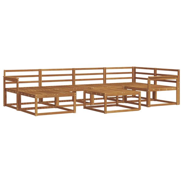 vidaXL &Sigma;&epsilon;&iota;&rho;ά &Kappa;&alpha;&nu;&alpha;&pi;έ &Epsilon;&xi;&omega;&tau;&epsilon;&rho;&iota;&kappa;&omicron;ύ 7 pcs &Phi;&upsilon;&sigma;&iota;&kappa;ό &Sigma;&tau;&epsilon;&rho;&epsilon;ό &Xi;ύ&lambda;&omicron; &Alpha;&kappa;&alpha;&kappa;ί&alpha;&sigmaf;