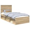 vidaXL &Sigma;&kappa;&epsilon;&lambda;&epsilon;&tau;ό&sigmaf; &Kappa;&rho;&epsilon;&beta;&alpha;&tau;&iota;&omicron;ύ &Delta;&rho;ύ&sigmaf; Sonoma 90 x 200 cm &Sigma;&tau;&epsilon;&rho;&epsilon;ά &xi;&upsilon;&lambda;&epsilon;ί&alpha; &pi;&epsilon;ύ&kappa;&omicron;&upsilon;