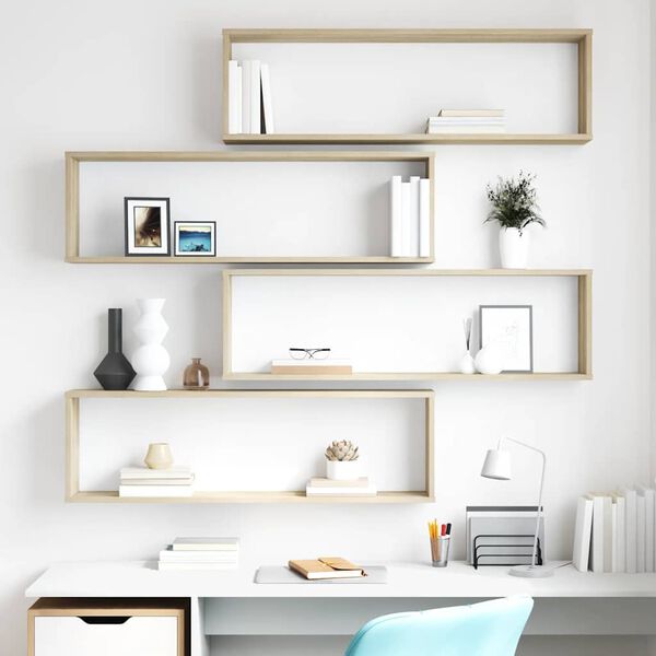 vidaXL &Rho;ά&phi;&iota;&alpha; &Kappa;ύ&beta;&omicron;&iota; &Tau;&omicron;ί&chi;&omicron;&upsilon; 4 &tau;&epsilon;&mu;. Sonoma &Delta;&rho;&upsilon;&sigmaf; 100x15x30 &epsilon;&kappa;. &Epsilon;&pi;&epsilon;&xi;. &Xi;ύ&lambda;&omicron;