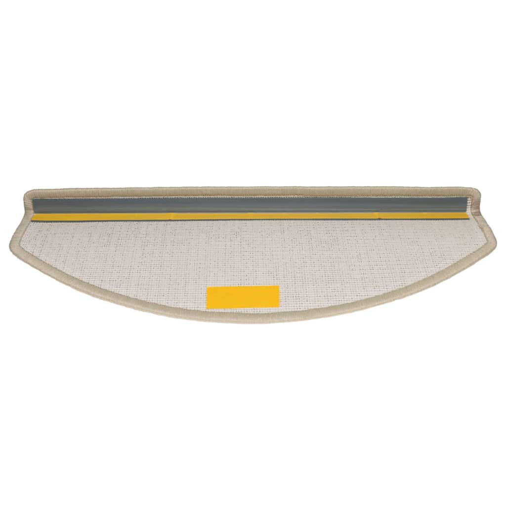 vidaXL Πατάκια Σκάλας 10 τεμ. Taupe 65x24x4 εκ.