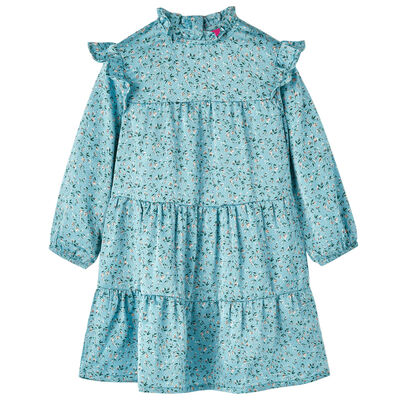 Φόρεμα Παιδικό Μακρυμάνικο Μπλε 92