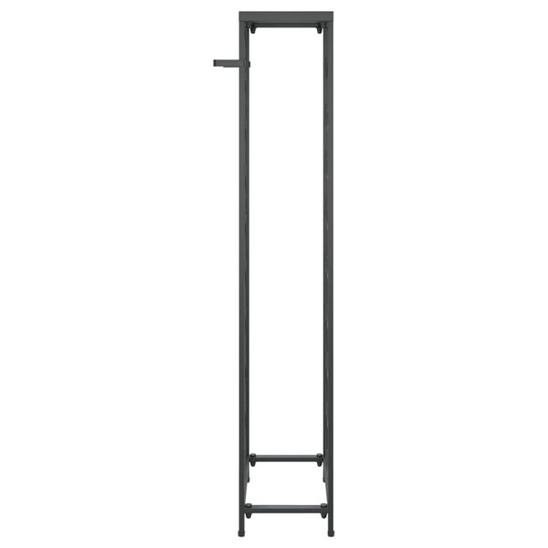 vidaXL Ραφιέρα Κρασιών 27 Μπουκ. Μαύρη 34x18x100εκ Σφυρήλατο Σίδερο