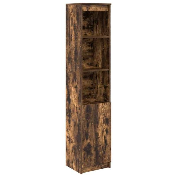 vidaXL Ντουλάπα Καπνιστή δρυς 37,5x35x180 εκ. Επεξεργασμένο Ξύλο