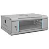 vidaXL Ντουλάπα δικτύου με αποθήκευση Γκρι 53 x 35 x 21 εκ Ατσάλι