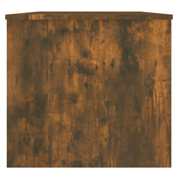 vidaXL Τραπεζάκι Σαλονιού Καπνιστή Δρυς102x50,5x46,5εκ.Επεξεργασμ.Ξύλο
