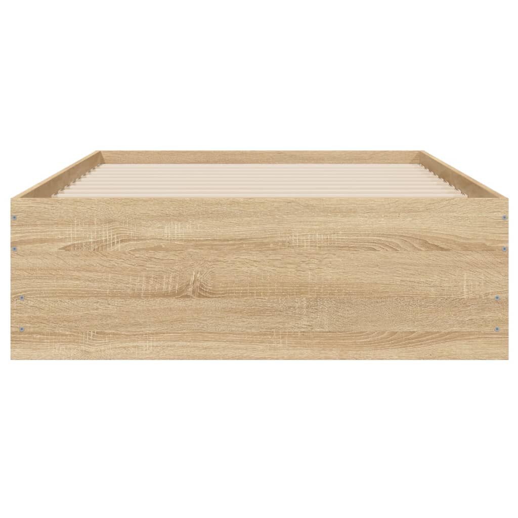 vidaXL Πλαίσιο Κρεβατιού με συρτάρια Sonoma Δρυς 100x200εκ. Επεξ. Ξύλο